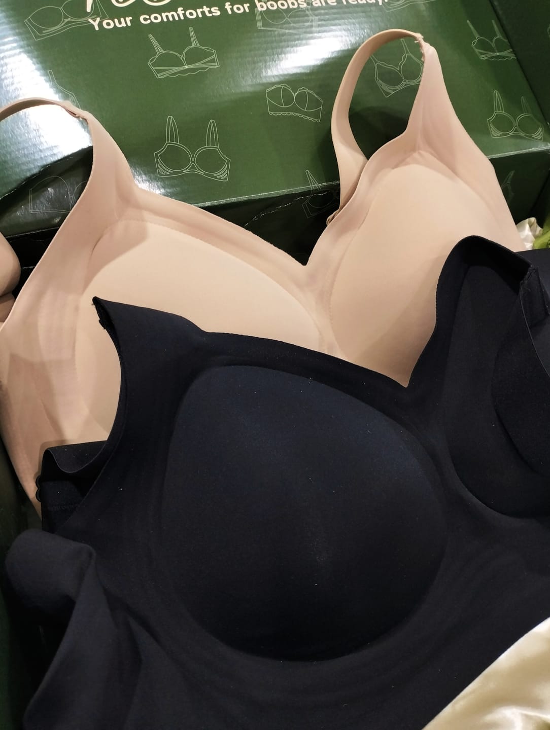 Customer photo review of [New-In] Routine Lite Perfect Uplifting Seamless Bra (S-3XL) In Warm Natural