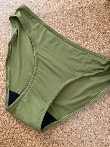 Customer photo review of Leakproof Bikini Period Beachwear