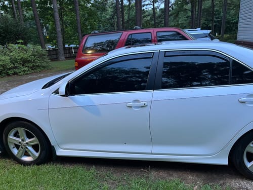 Customer photo review of Fits Toyota Camry 2012-2014 In-Channel Vent Window Visors Rain Guard Deflector