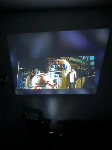 Customer photo review of CinePro 4K Projetor Smart