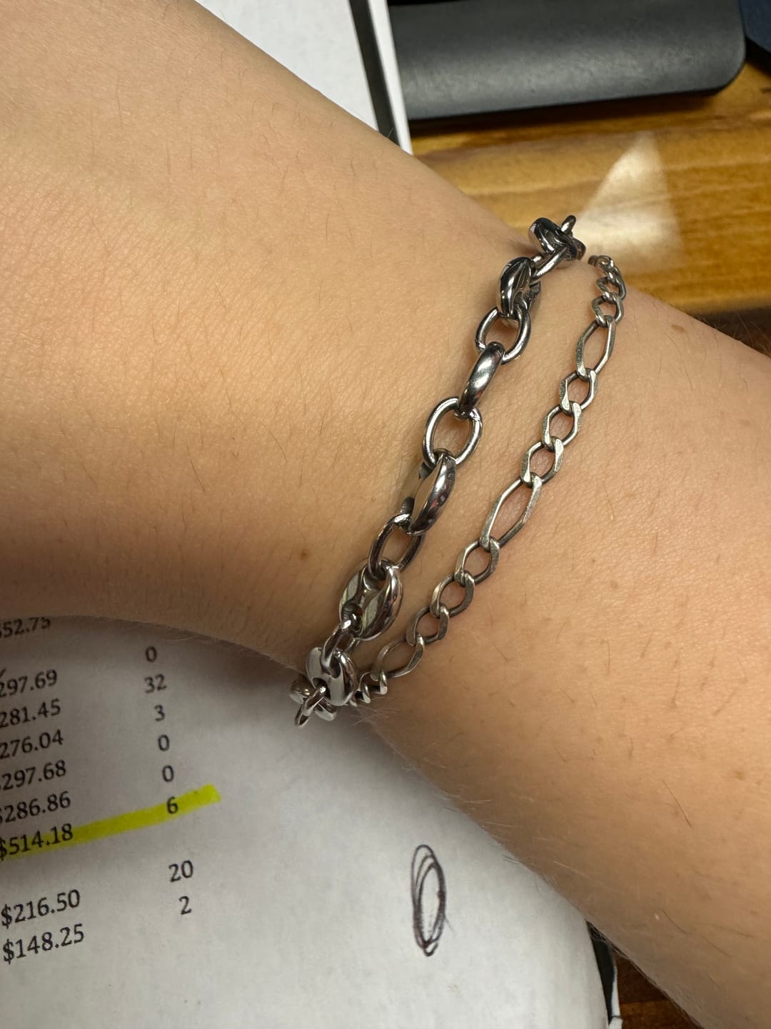 Customer photo review of GUCCI LINK BRACELET