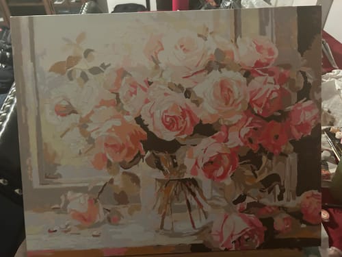 Customer photo review of Numbered Roses