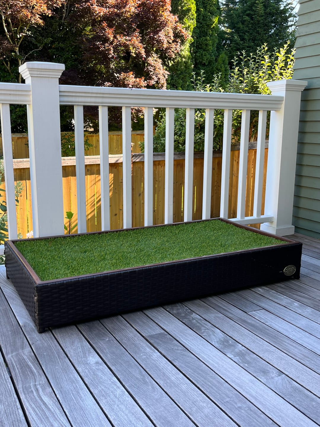 Customer photo review of Porch Potty STANDARD