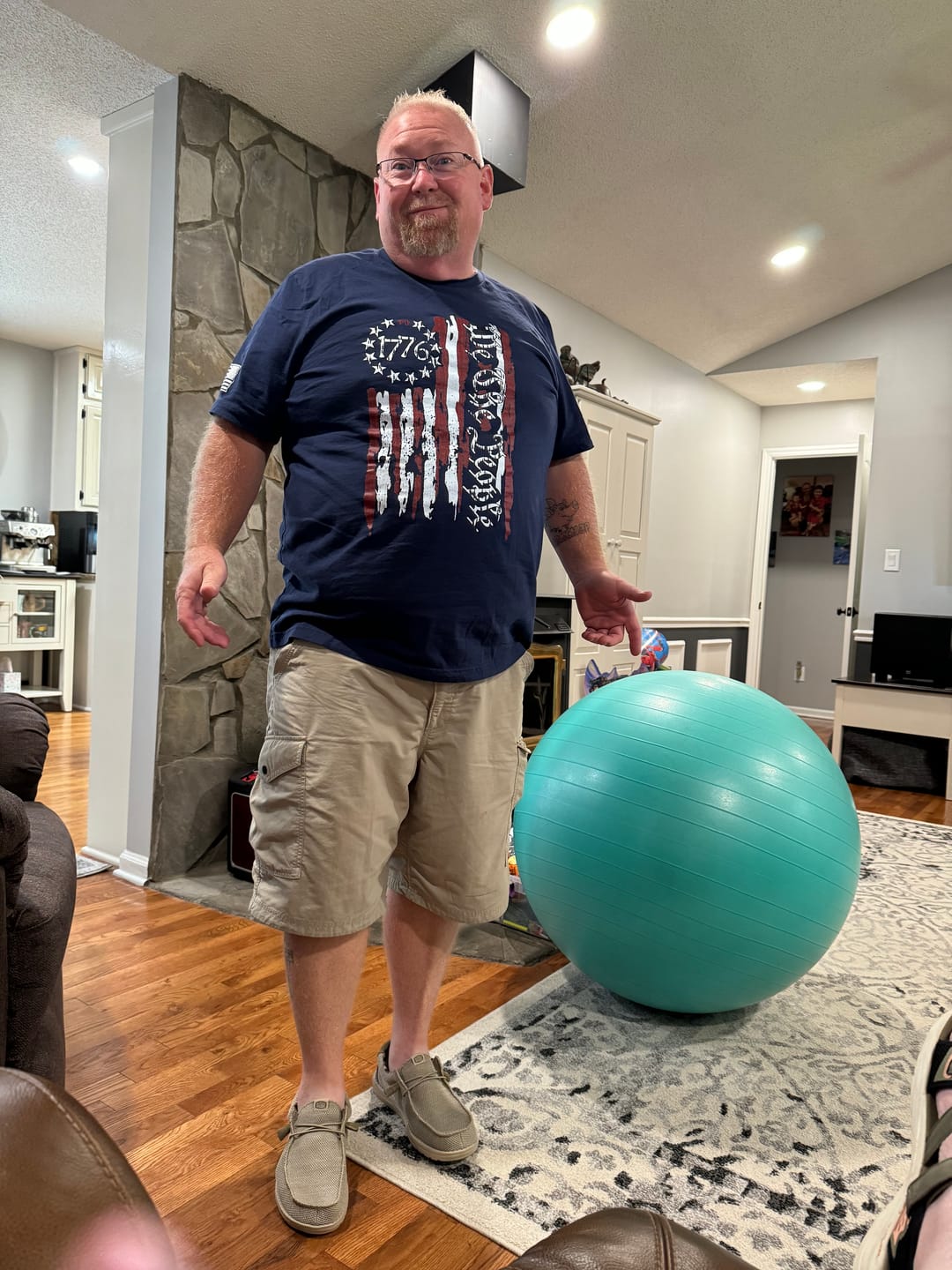 Customer photo review of We The People 1776 Flag T-Shirt