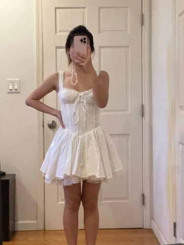 Customer photo review of Adelle Mini Dress