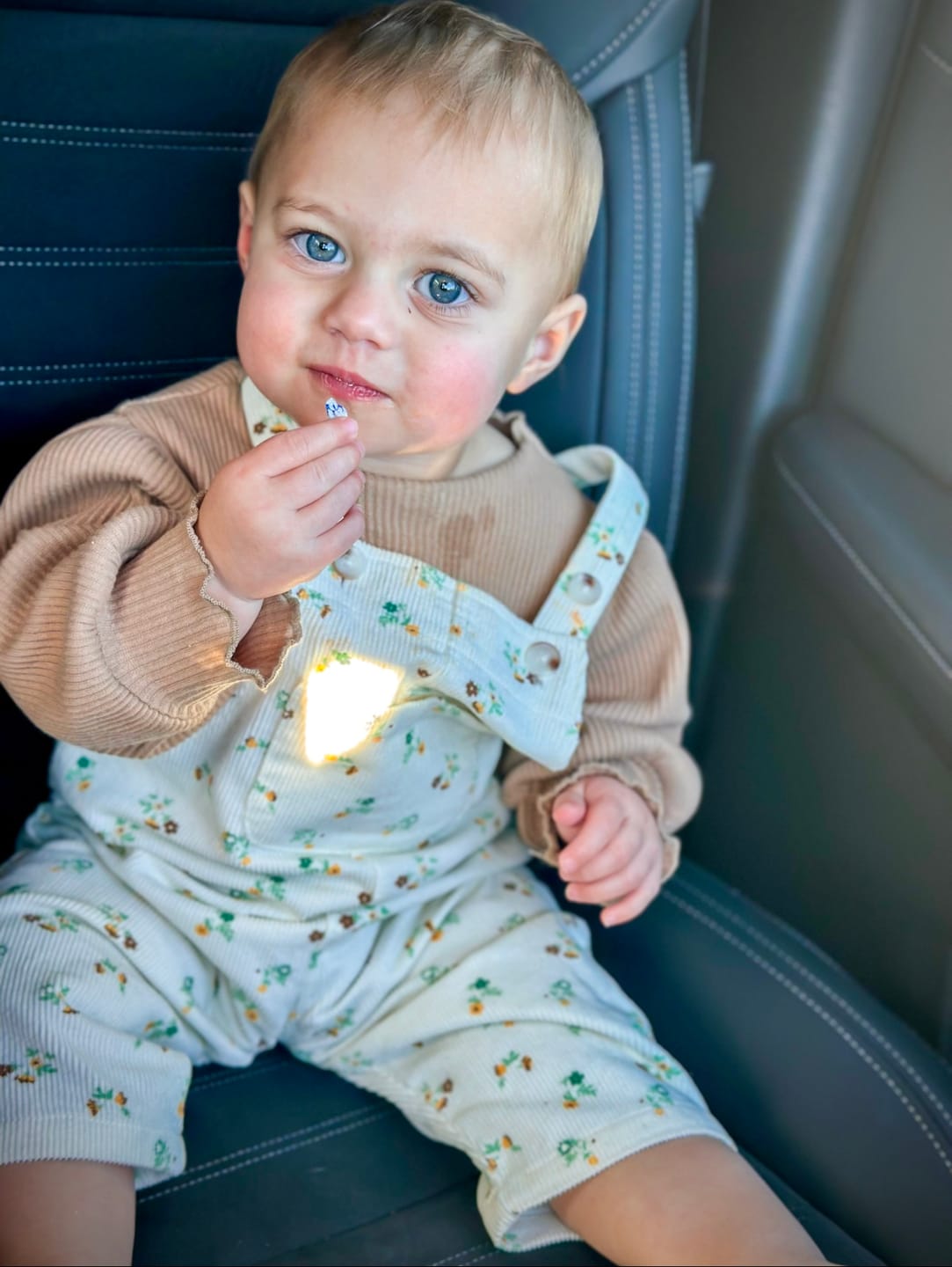 Customer photo review of Corduroy Overalls
