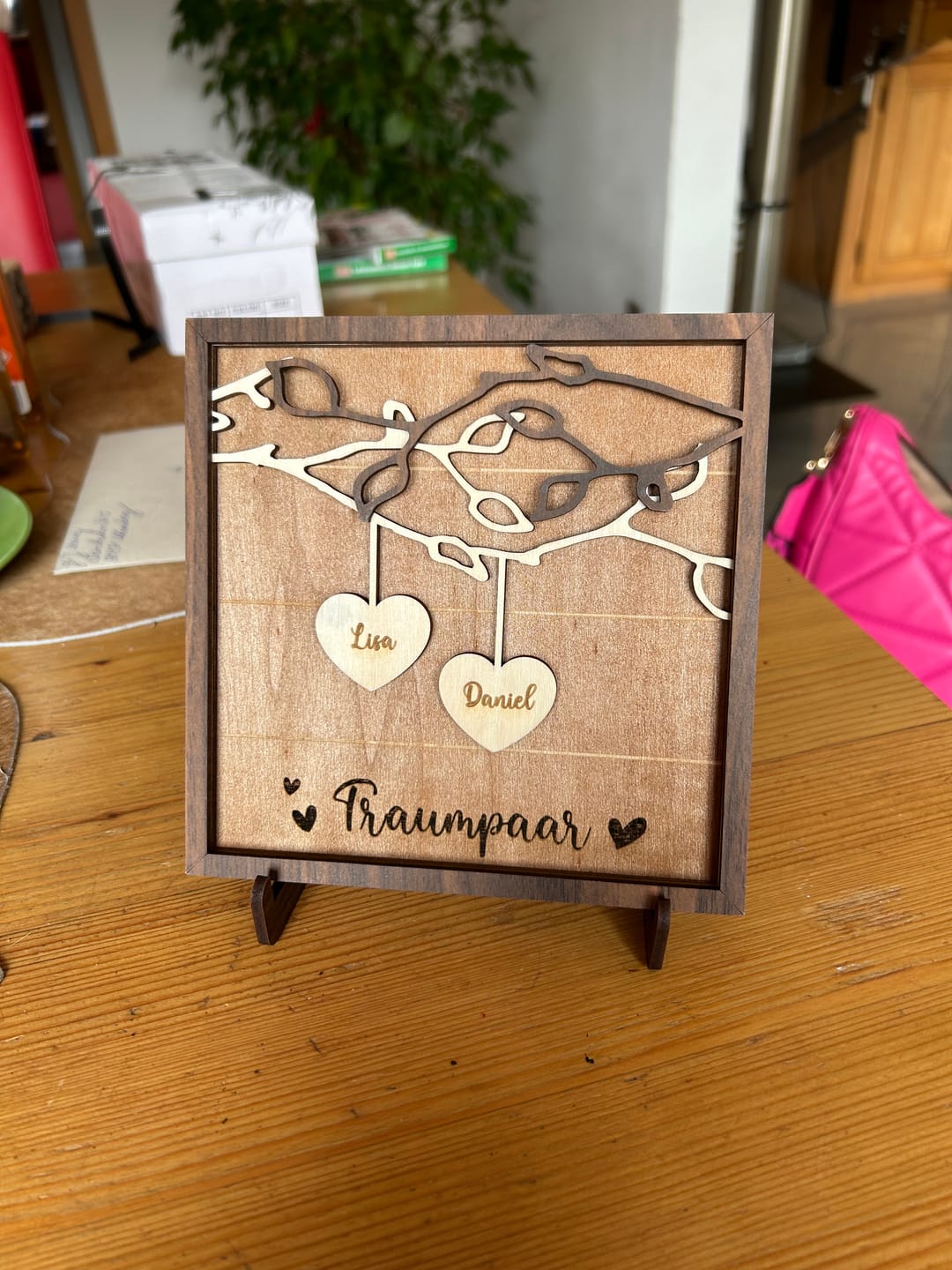 Customer photo review of Du & Ich - Paar-Herzaufsteller