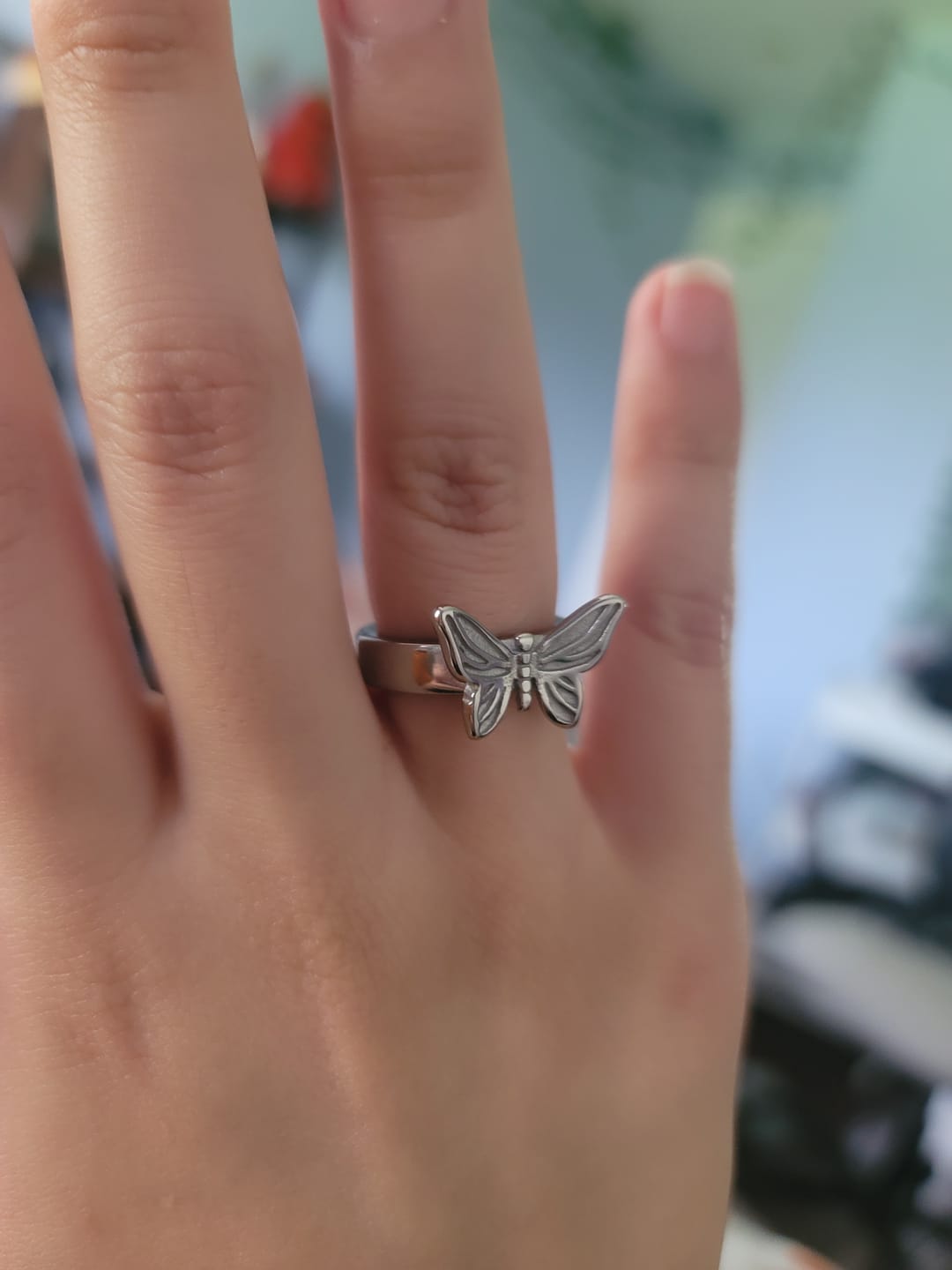 Customer photo review of BUTTERFLY RING