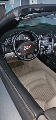 Customer photo review of Custom Steering Wheel Airbag Cover Replacement With Airbag 1997-2004 C5 Chevy Corvette