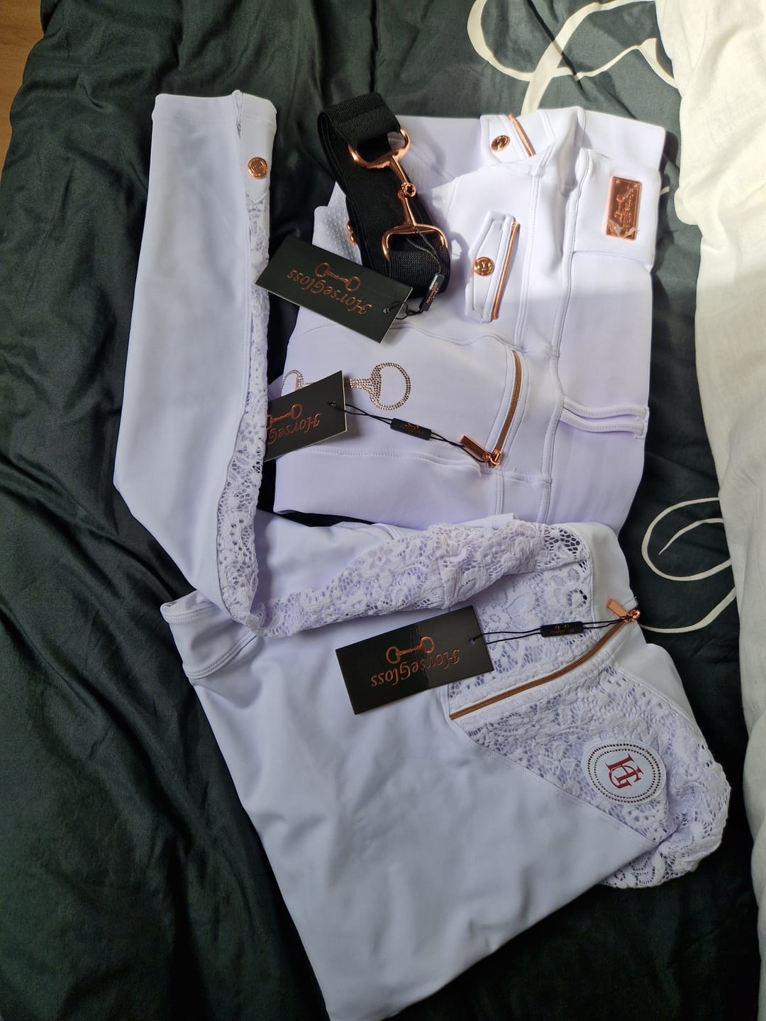 Customer photo review of PARIS - BREECHES | WHITE ROSE GOLD