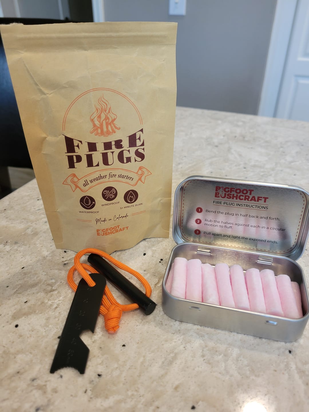Customer photo review of Mini Survival Fire Starter Kit [NEW YEAR SALE]