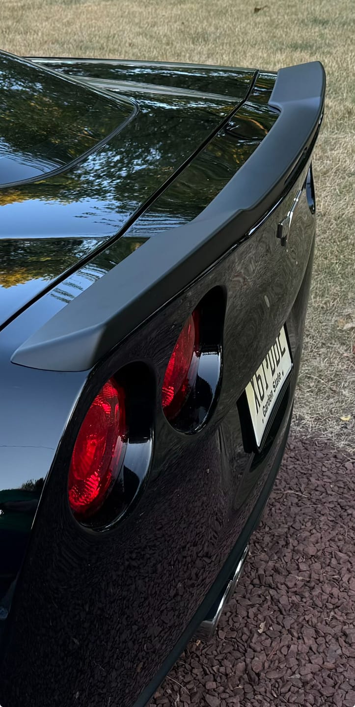 Customer photo review of Corvette C6 ZR1 Conversion Rear Trunk Spoiler