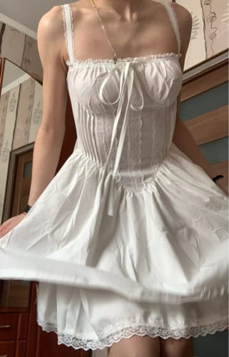 Customer photo review of Adelle Mini Dress