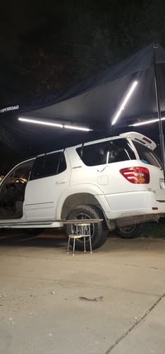 Customer photo review of OPENROAD  270 Free Standing Awning for Camping