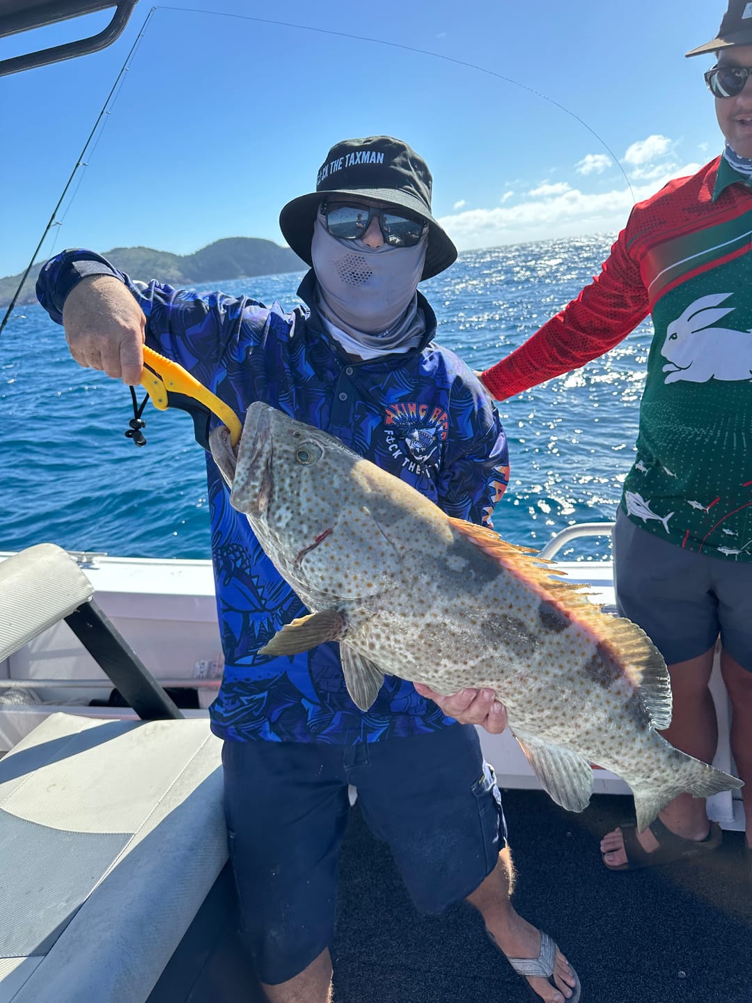 Customer photo review of TAXING BEERS Fishing Jersey