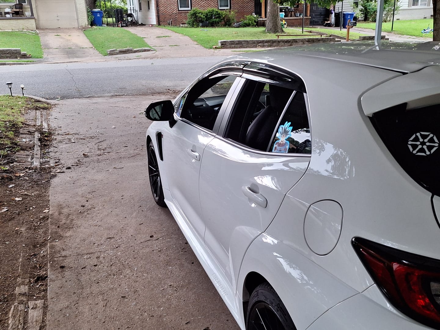 Customer photo review of 2019-Up Toyota Corolla Hatchback MUGEN Style Window Visors Deflectors
