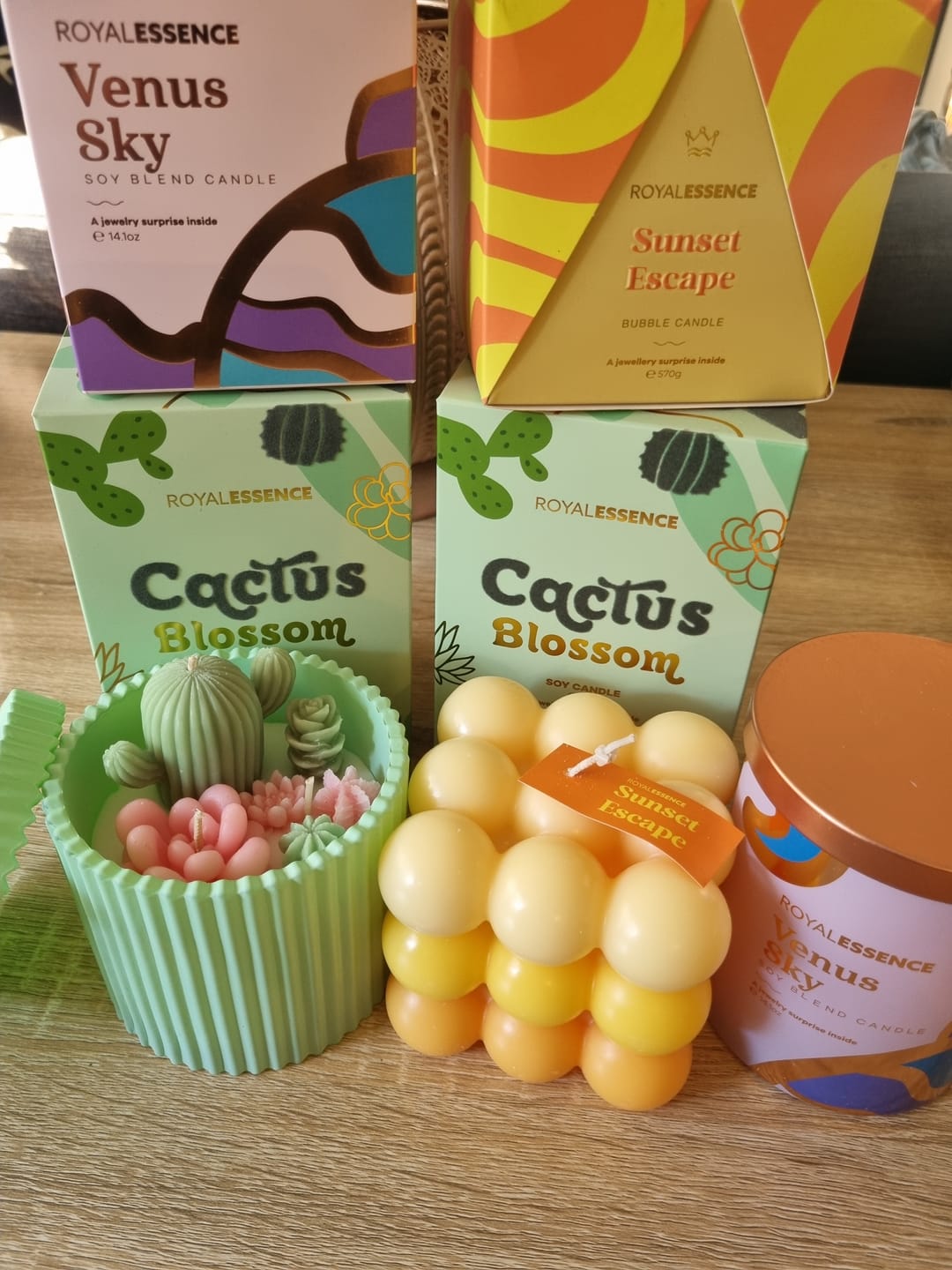 Customer photo review of Cactus Blossom (Candle)
