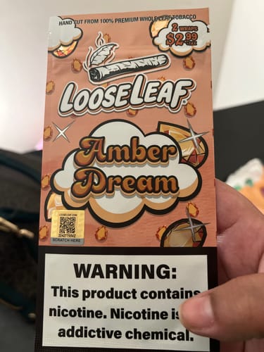 Customer photo review of Amber Dream LooseLeaf 2-Pack Wraps (40 Count)