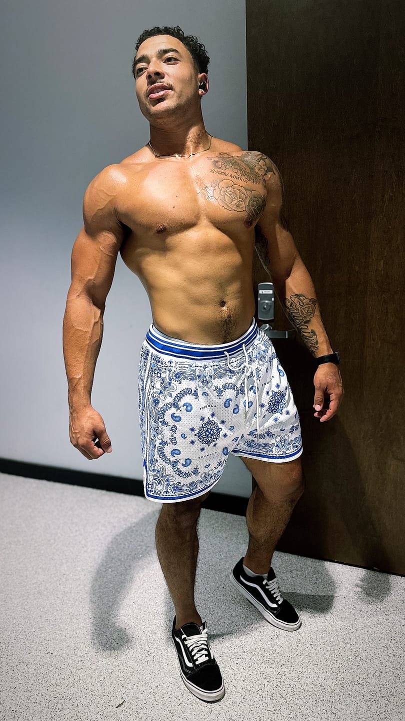 Customer photo review of 132 Infamous Bandana Shorts