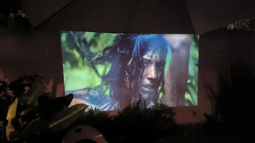 Customer photo review of CinePro 4K Projetor Smart