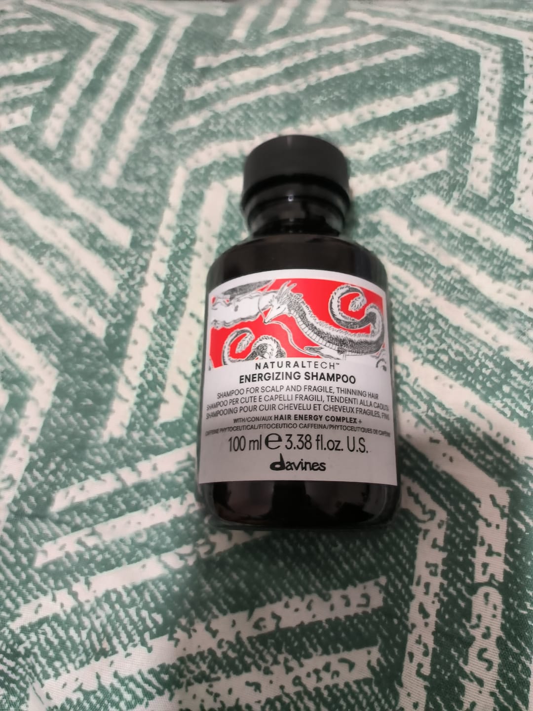 Customer photo review of Shampoo Anticaída Energizing Naturaltech Davines