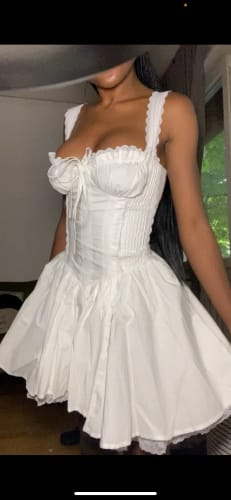 Customer photo review of Adelle Mini Dress