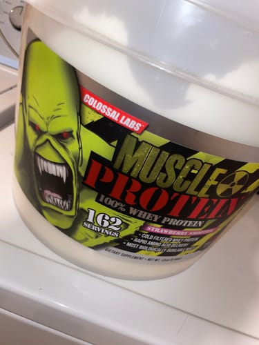 Julian Z. review of 12 lbs Bucket - Colossal Labs™ Muscle Protein image 1 out of 1