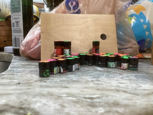 Customer photo review of Set of 5 1ml sample vials