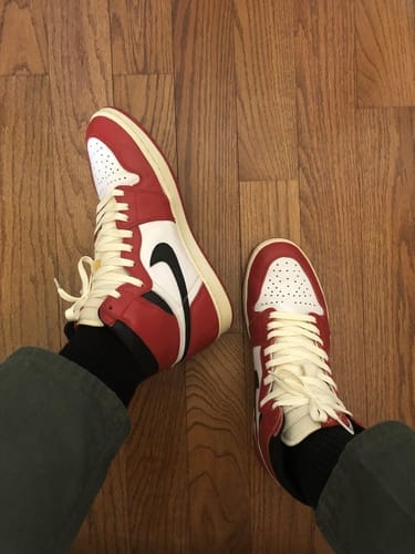 Customer photo review of Jordan Replacement Shoe Laces