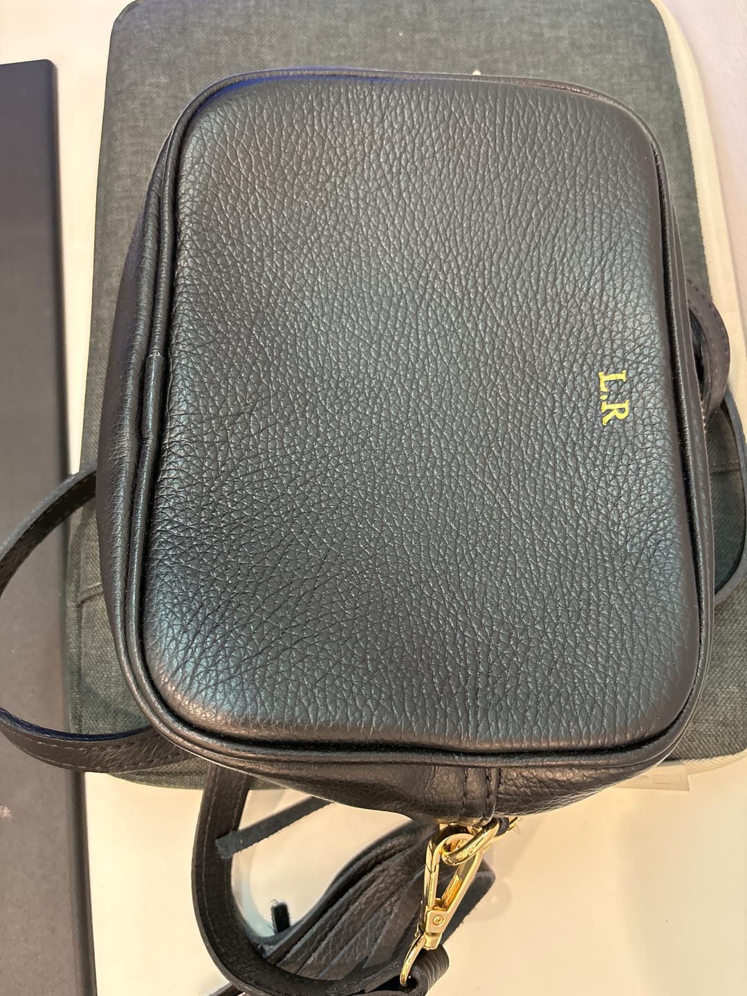 Customer photo review of Leather Lady Cross Body Bag