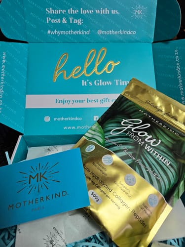 Customer photo review of Glow From Within Collagen - Bigger 500g Pack