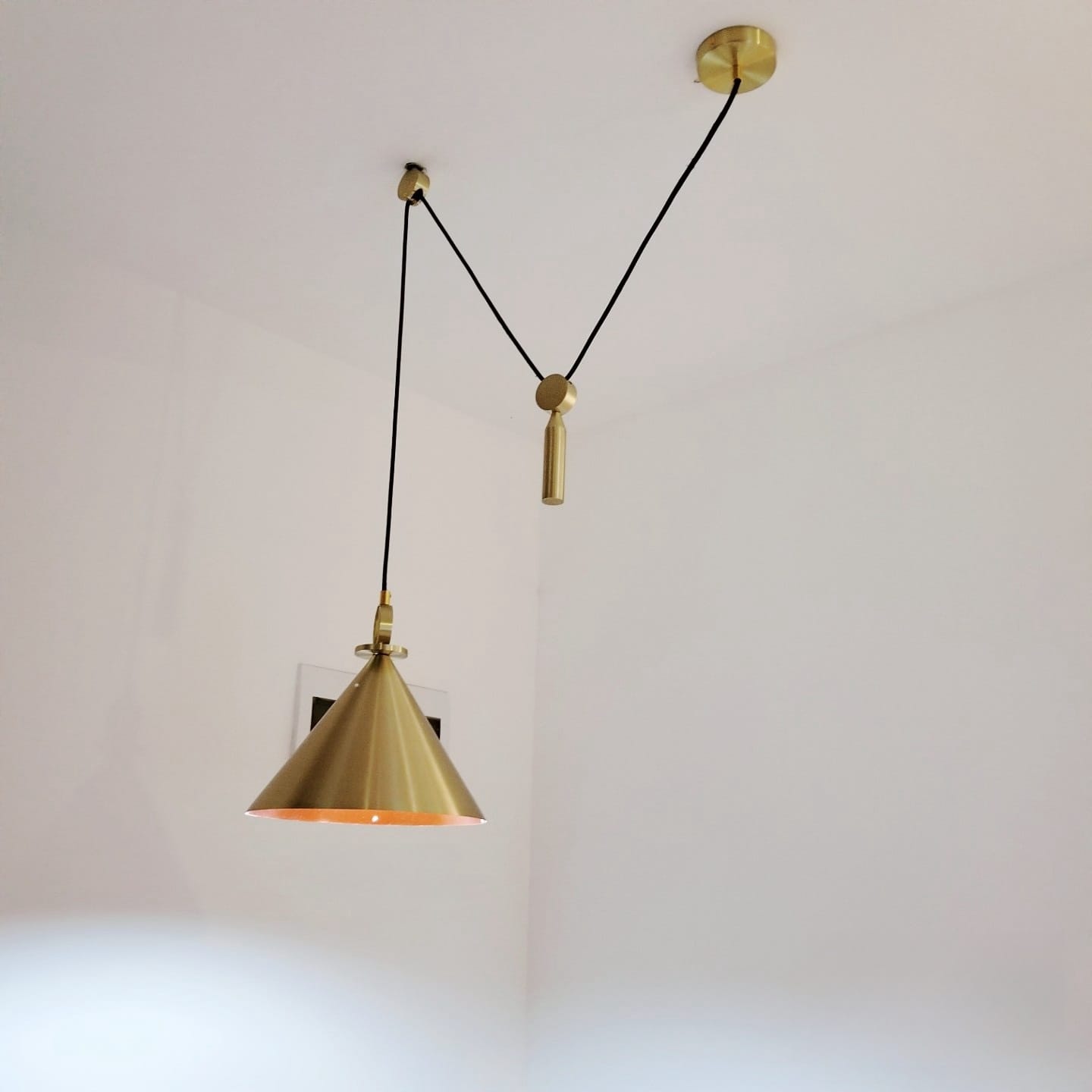 Customer photo review of Denmark Pulley Art Modern Pendant Lights