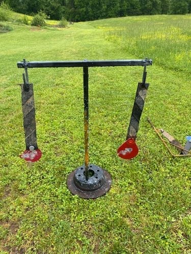 Customer photo review of AR500 Hanging Gongs