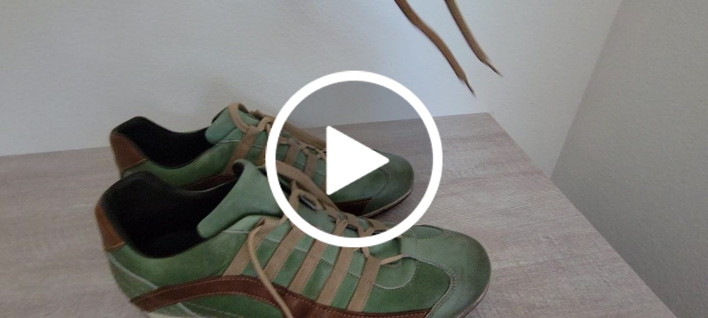 Customer video review of Men's GrandPrix Sneaker in Beach Club (Faded Navy and Brown)