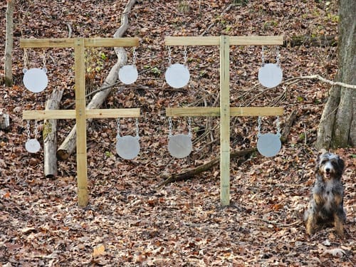 Customer photo review of AR500 Hanging Gongs