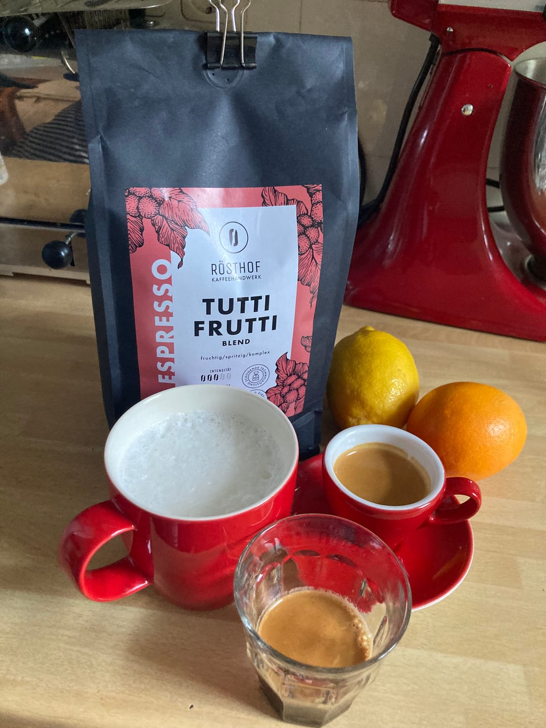 Customer photo review of Espresso „Tutti Frutti“