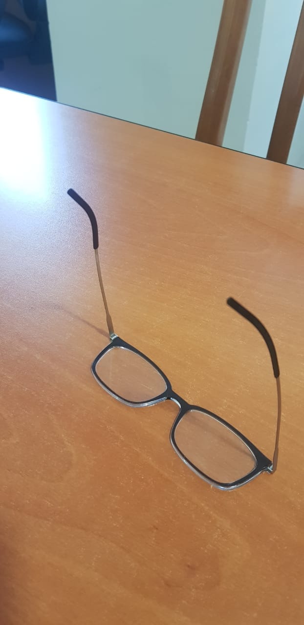 Customer photo review of Brooklyn Blue Light Blocker Glasses + Milano Case
