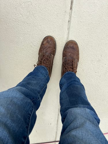 Customer photo review of 6 Inch Logan Plain Toe WP