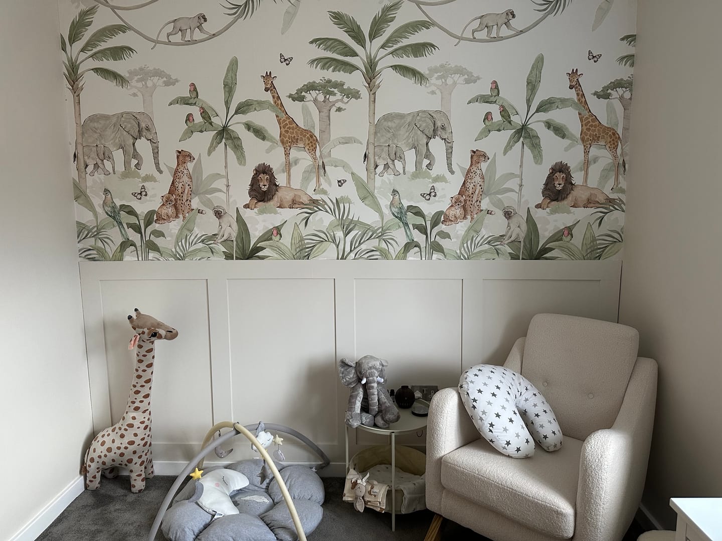 Customer photo review of African Safari Wallpaper Mural