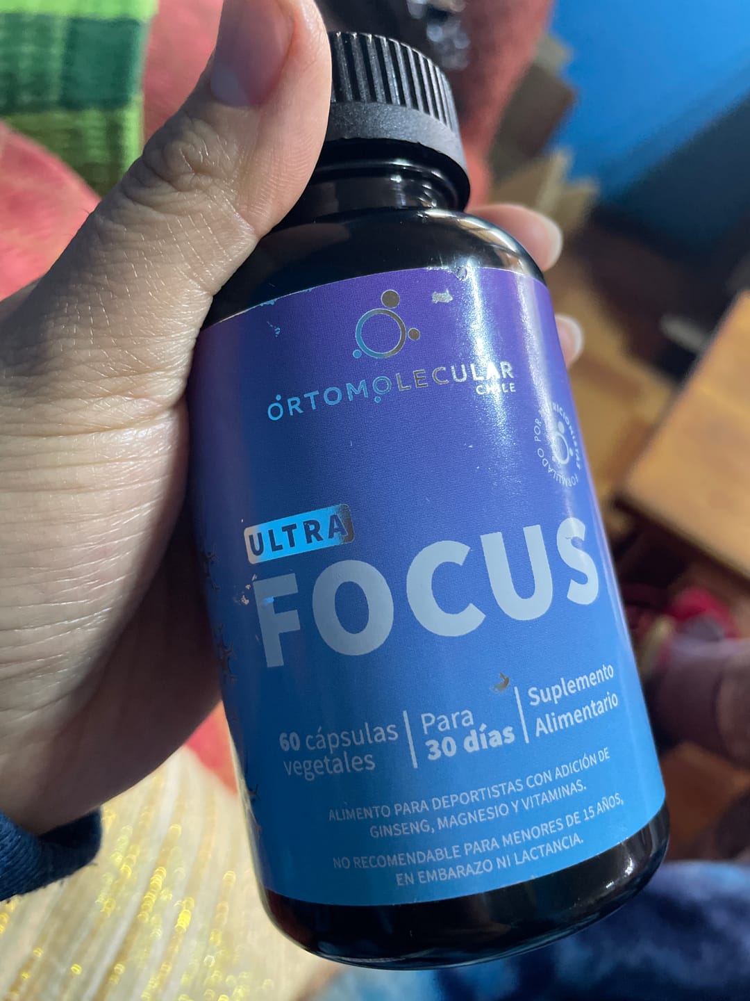 Customer photo review of Ultra Focus-60 cáps