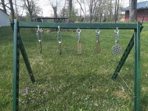 Customer photo review of AR500 Hanging Gongs
