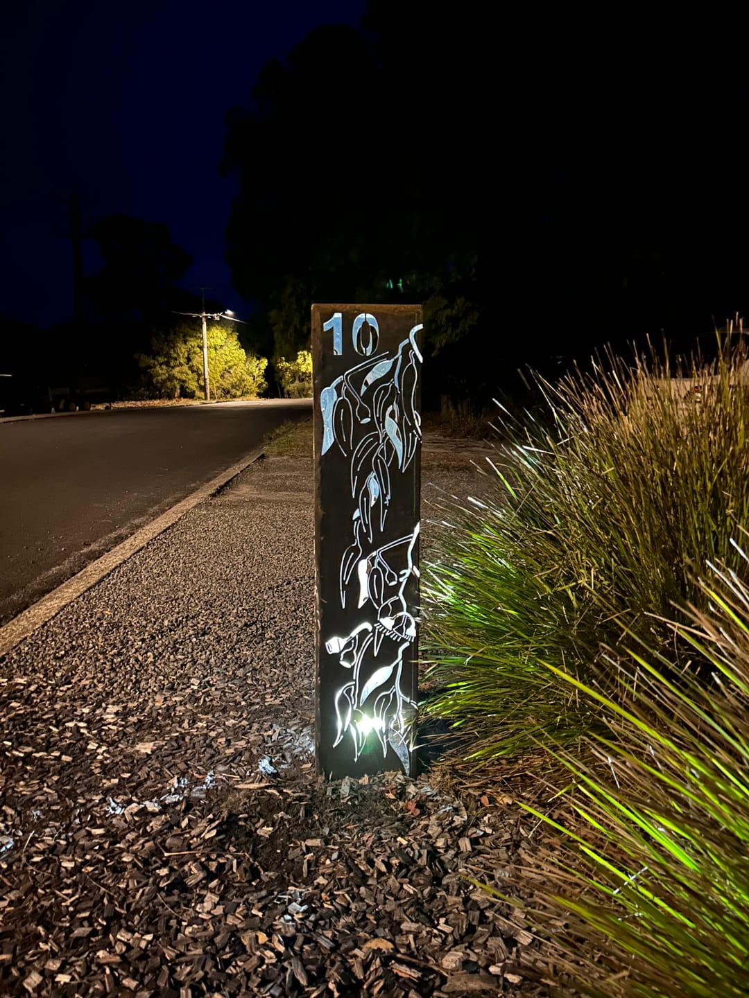 Customer photo review of Corten Light tower - 900mm