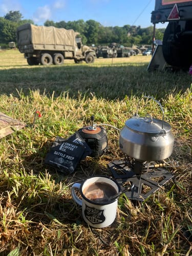Customer photo review of Single Serve Coffee Bags - Battle Prep