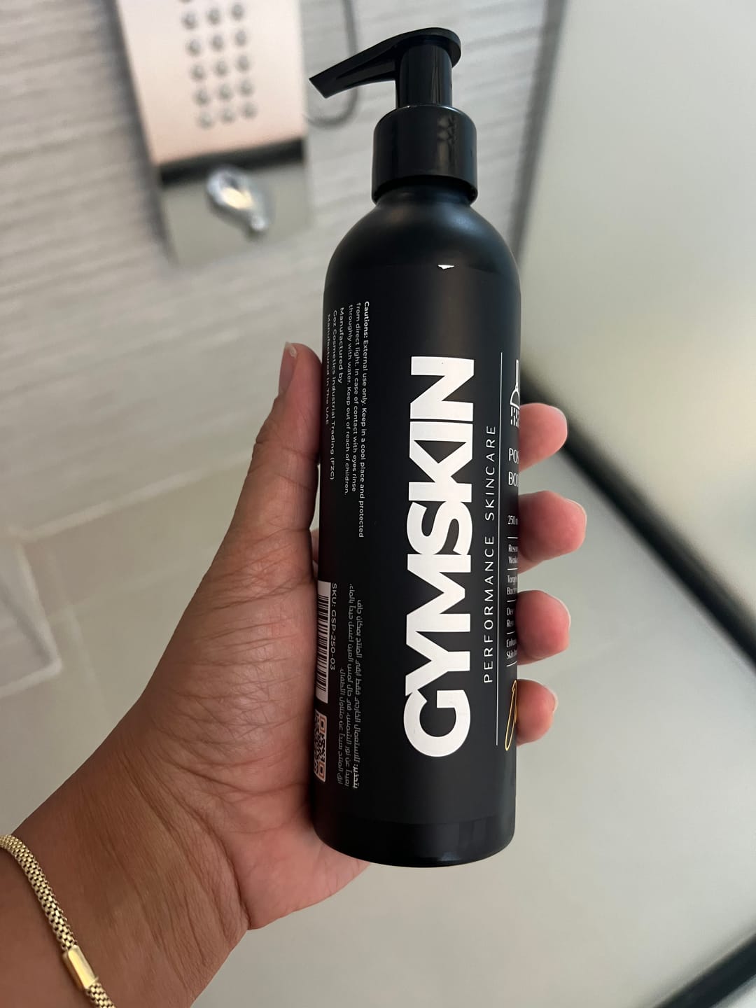 Customer photo review of POST WORKOUT BODY WASH