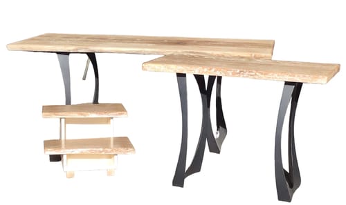 Customer photo review of Console Table Legs 211 Cleo 28H Unique Design