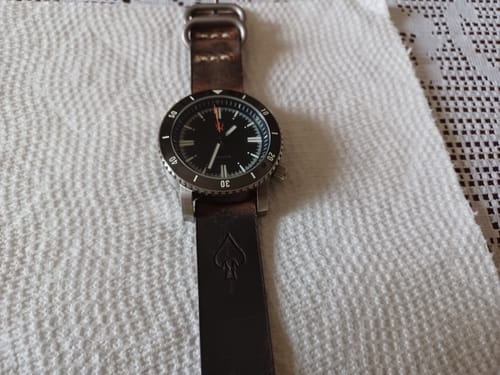 Customer photo review of Leather Single Pass Zulu