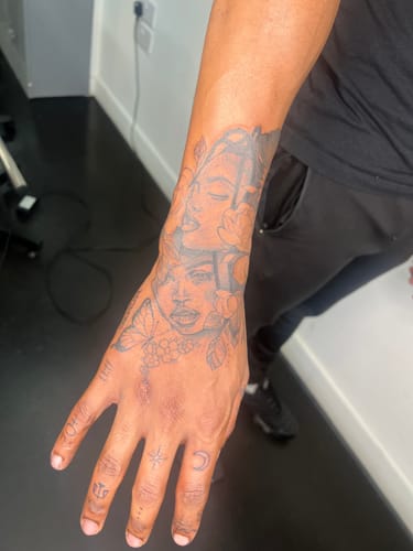 Customer photo review of TattooNumbx Numbing Cream