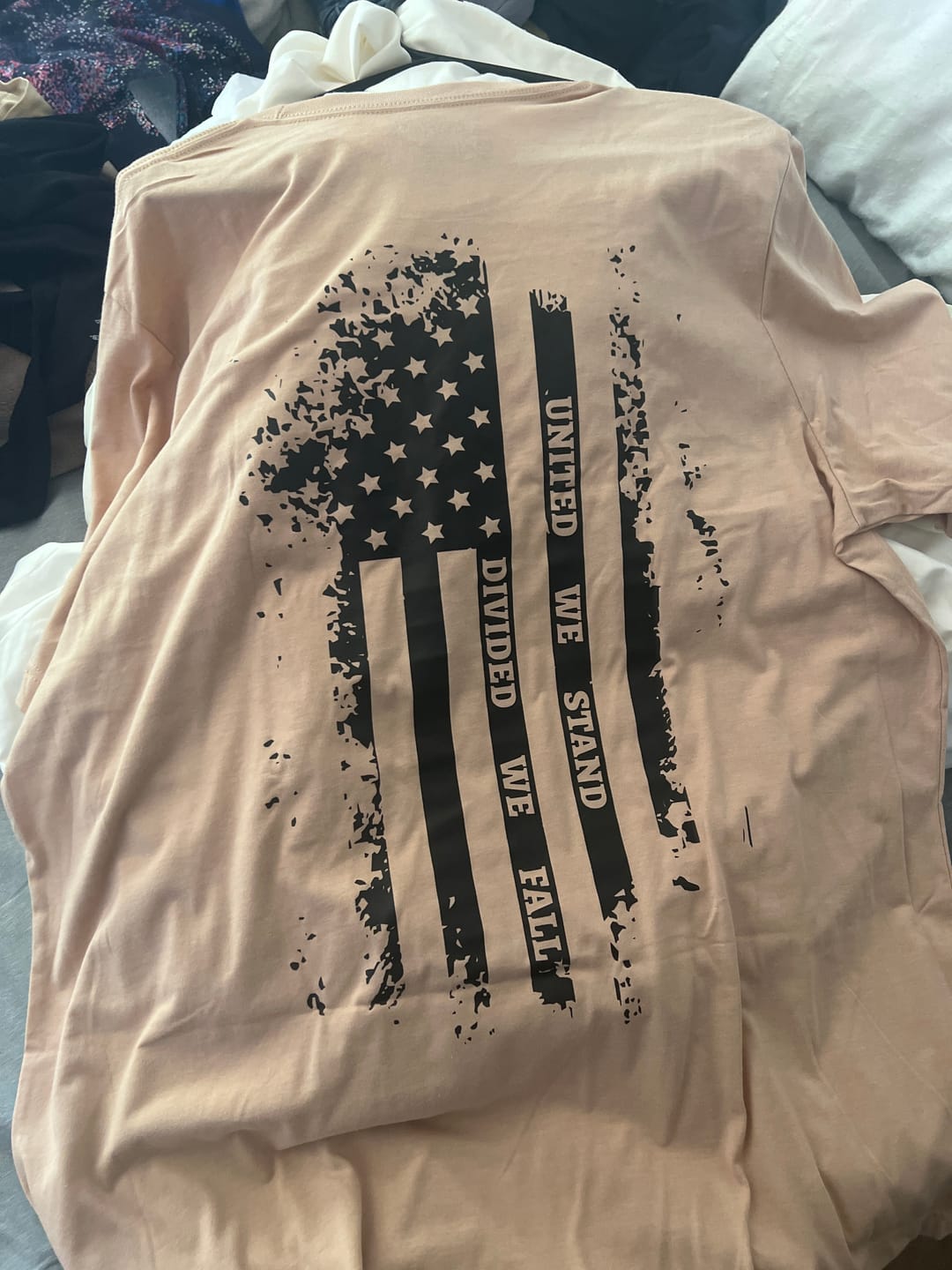 Customer photo review of United We Stand Tee
