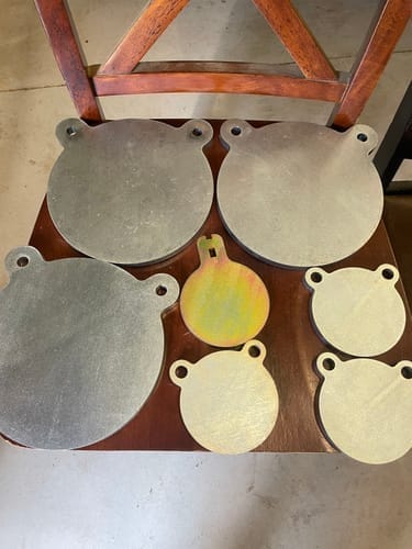 Customer photo review of AR500 Hanging Gongs