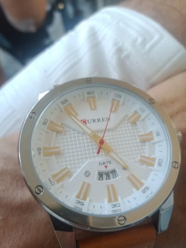 Customer photo review of Curren Bogotà® orologio uomo pelle